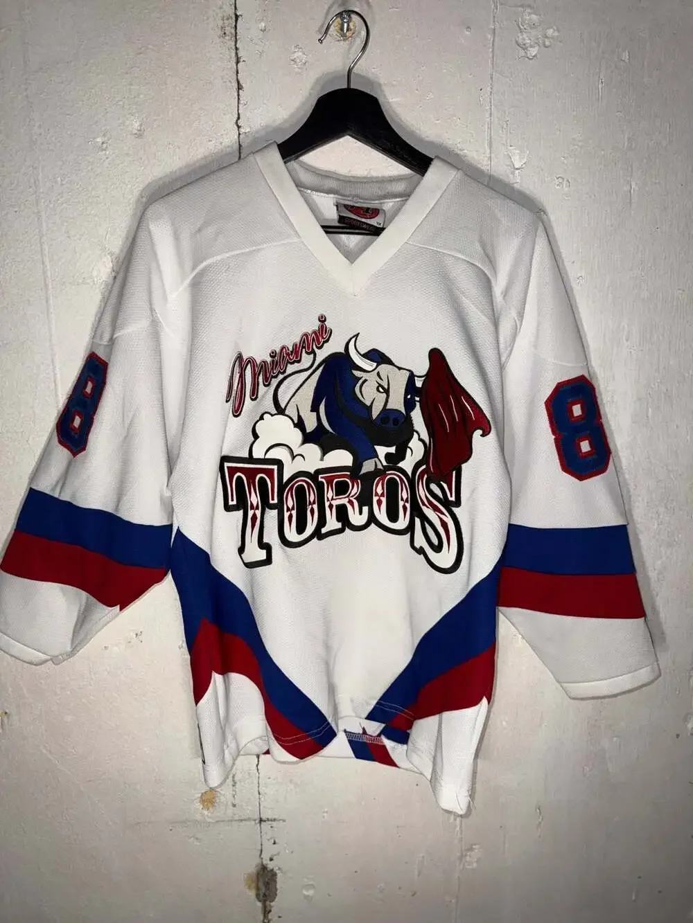 Vintage Miami Toros K1 Sportswear Youth Hockey Jersey #88 Kent
